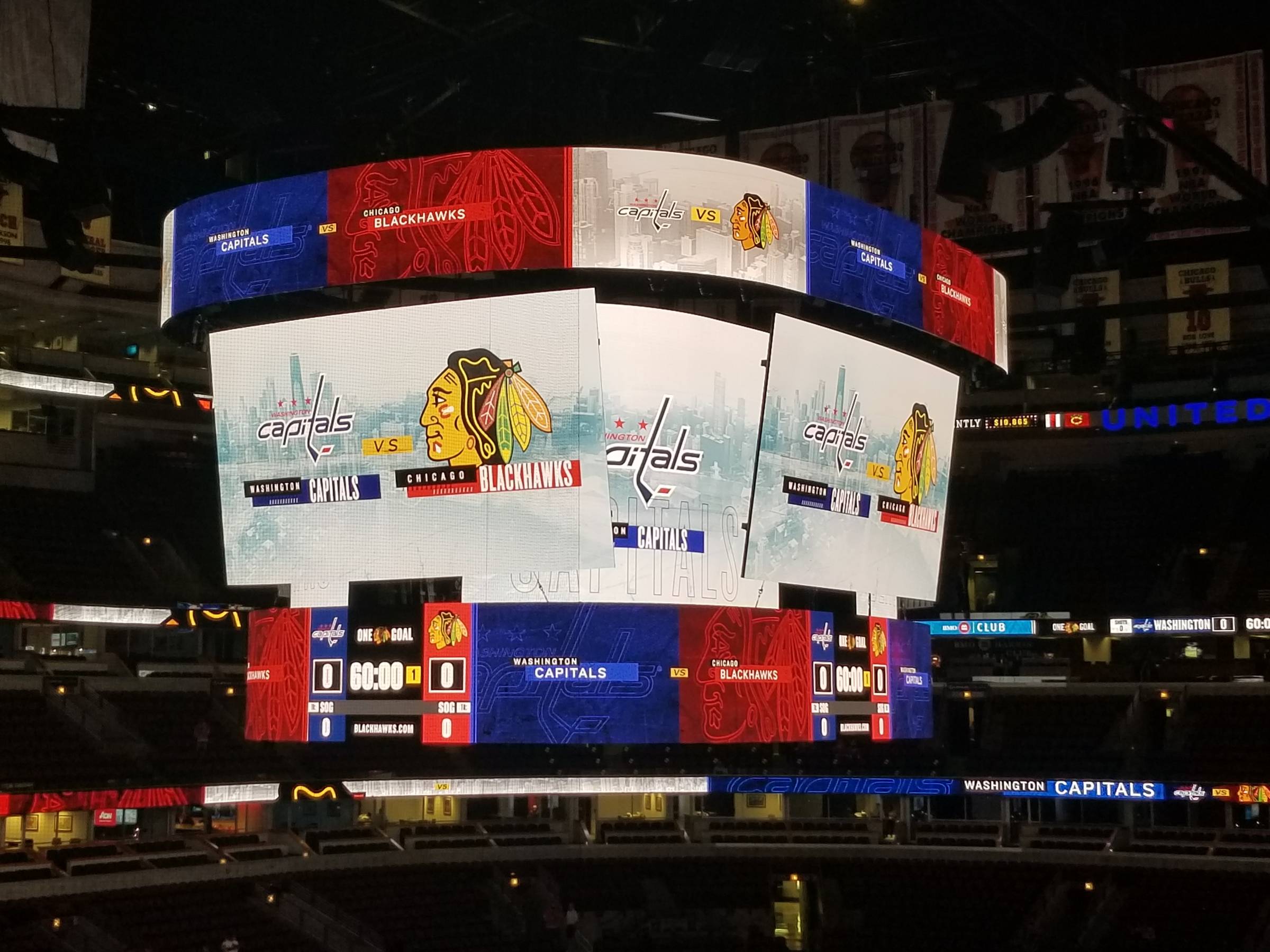 Video Board at the United Center